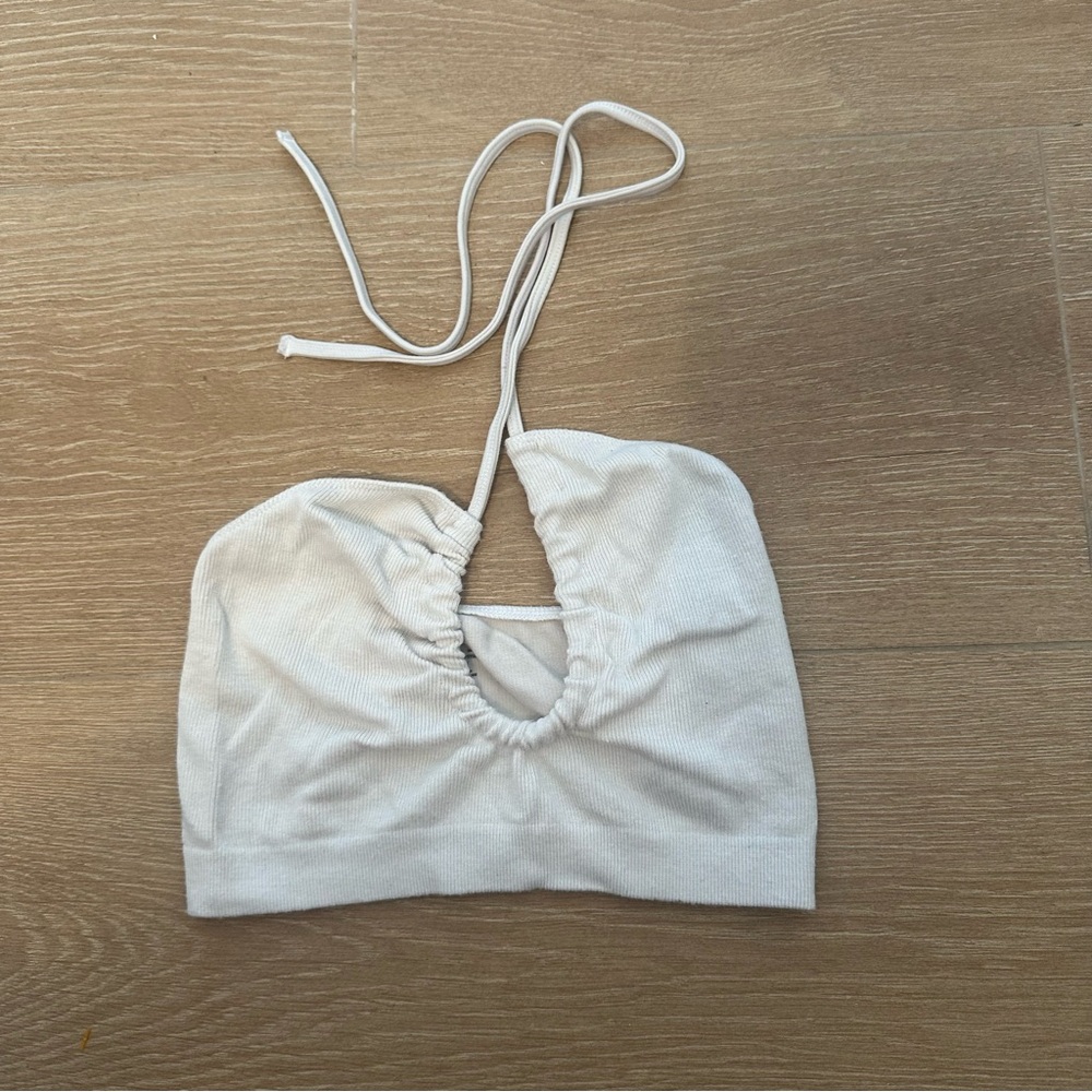 5 for $25 Out from Under Urban Outfitters White Halter Crop Top